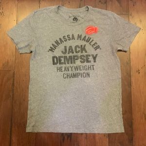 Vintage Jack Dempsey Heather Gray Lucky Brand T-Shirt Size M